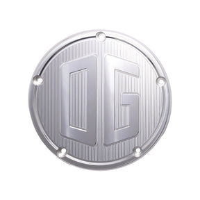 Og M8 Bagger Derby Cover Derby Cover Original Garage Moto Aluminium Finish