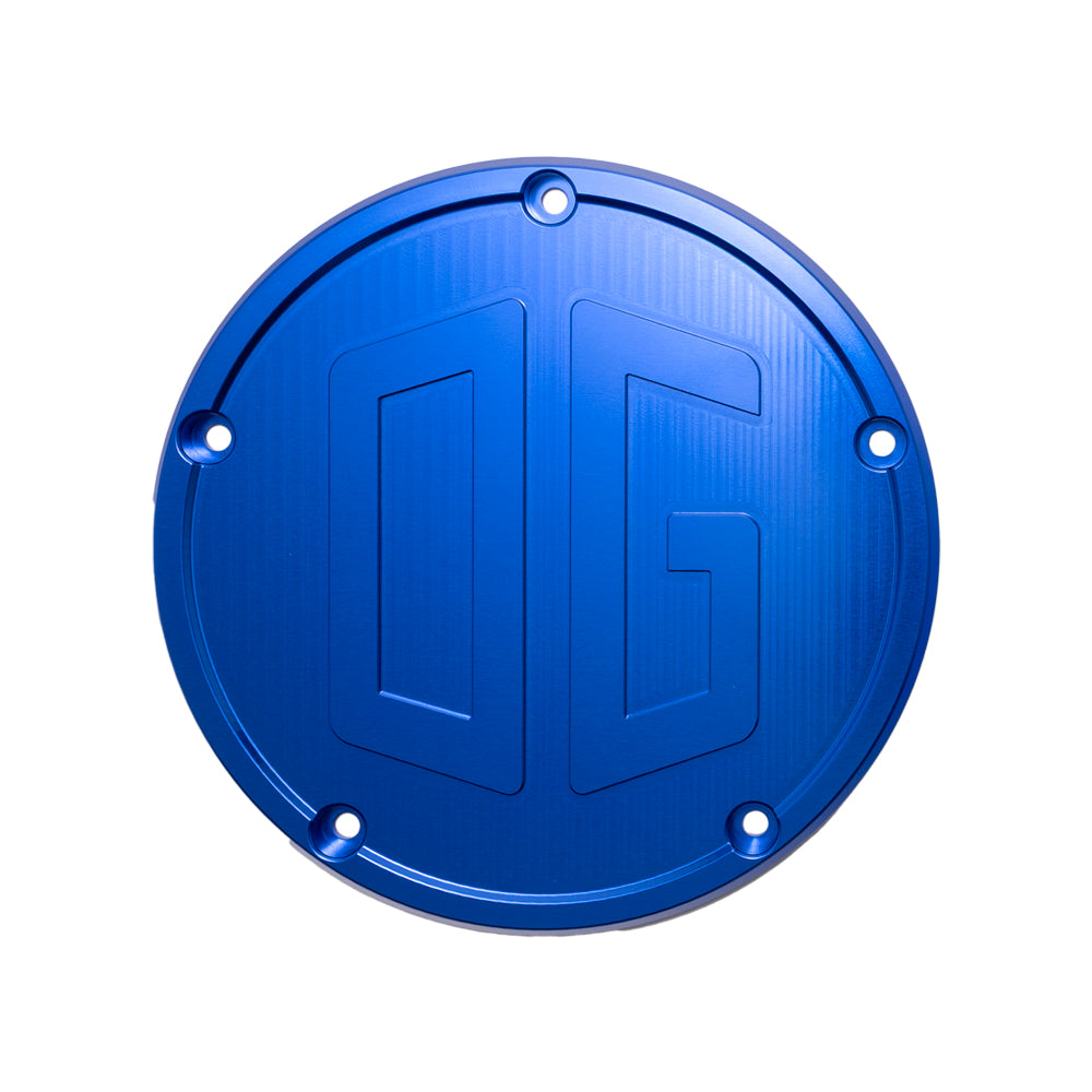 Og M8 Bagger Derby Cover Derby Cover Original Garage Moto Blue