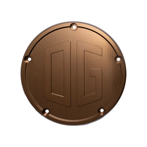 Og M8 Bagger Derby Cover Derby Cover Original Garage Moto Bronze