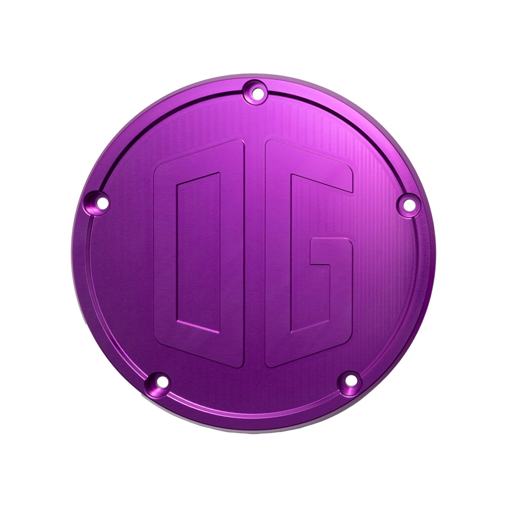 Og M8 Bagger Derby Cover Derby Cover Original Garage Moto Purple