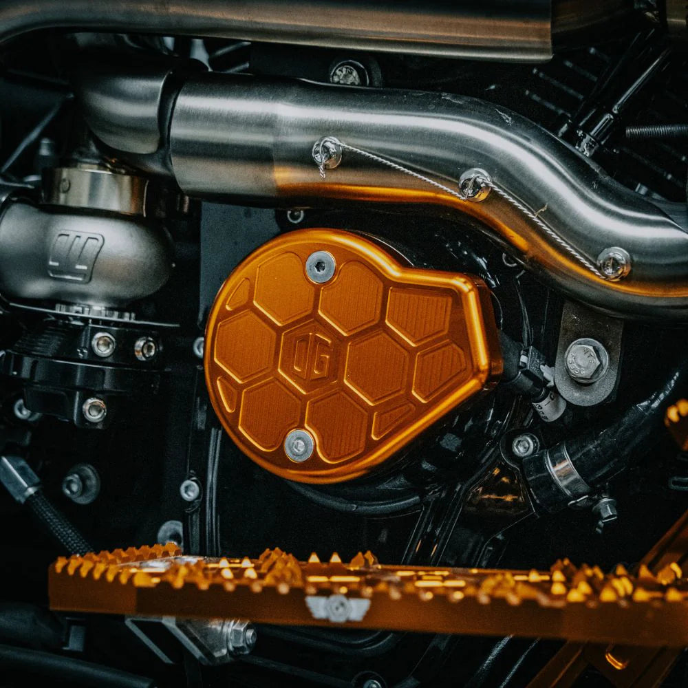 OG Cam Cover "HoneyComp" - Milwaukee 8 Gen 2 Cam Covers Original Garage Moto