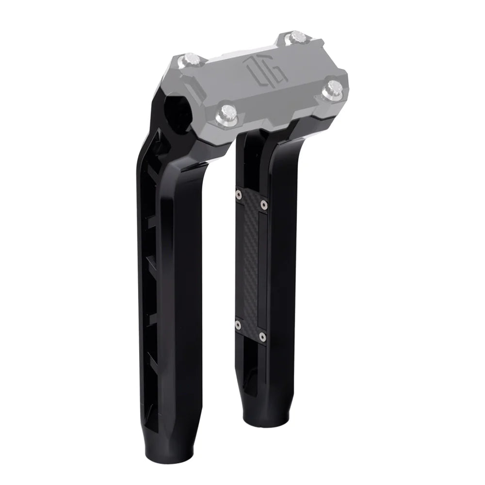 Og Performance 10.5" Pull Back Riser Legs Original Garage Moto Black