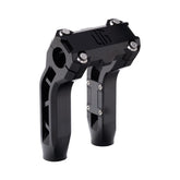 Og Performance 6.5" Pull Back Risers Original Garage Moto OG Performance Top Clamp Black Black