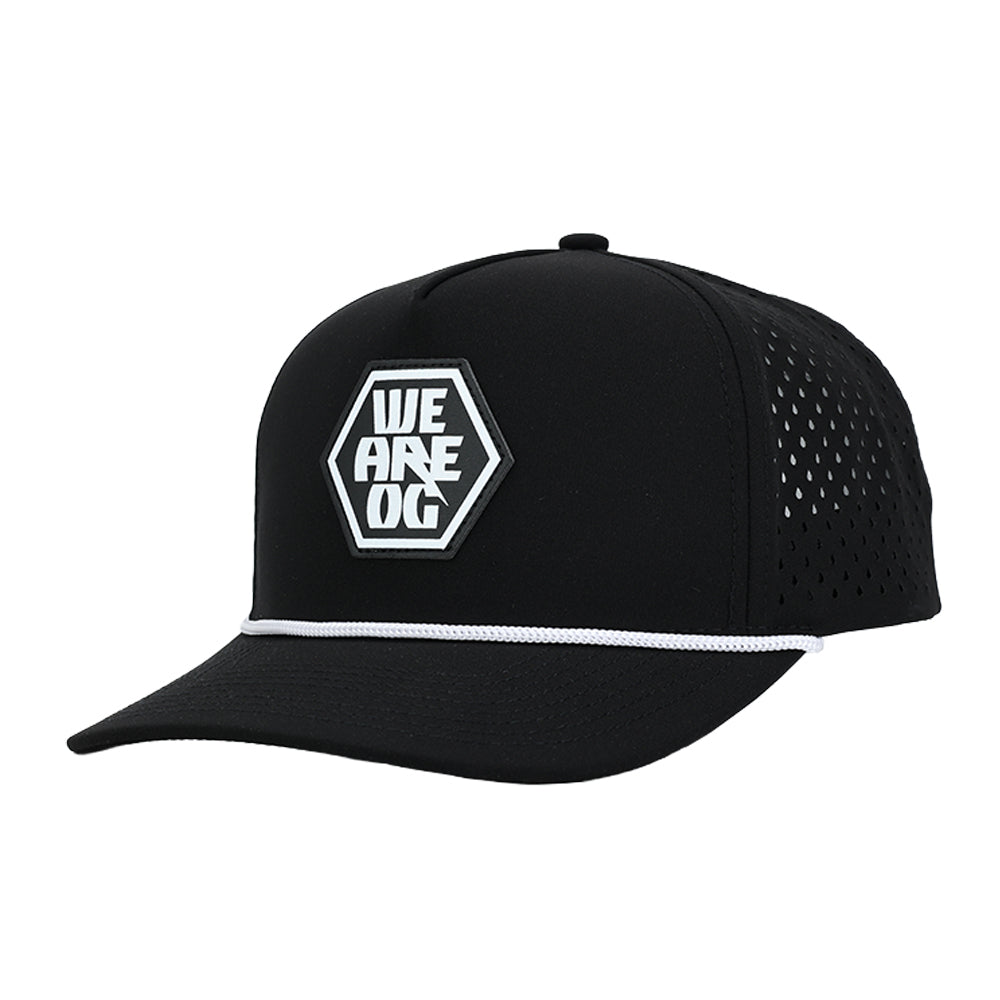 OG Performance Snapback, Black Snapback Cap Original Garage Moto