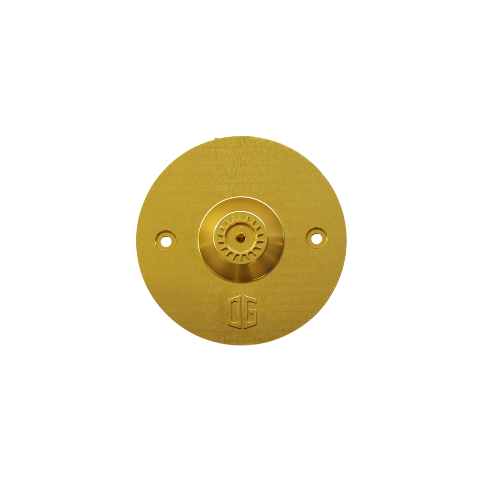 OG Quad Lock Reversible Gauge Block Off Plate Phone Mount Original Garage Moto Gold