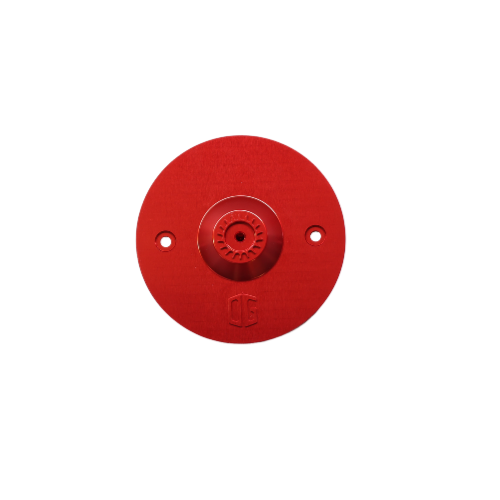 OG Quad Lock Reversible Gauge Block Off Plate Phone Mount Original Garage Moto Red