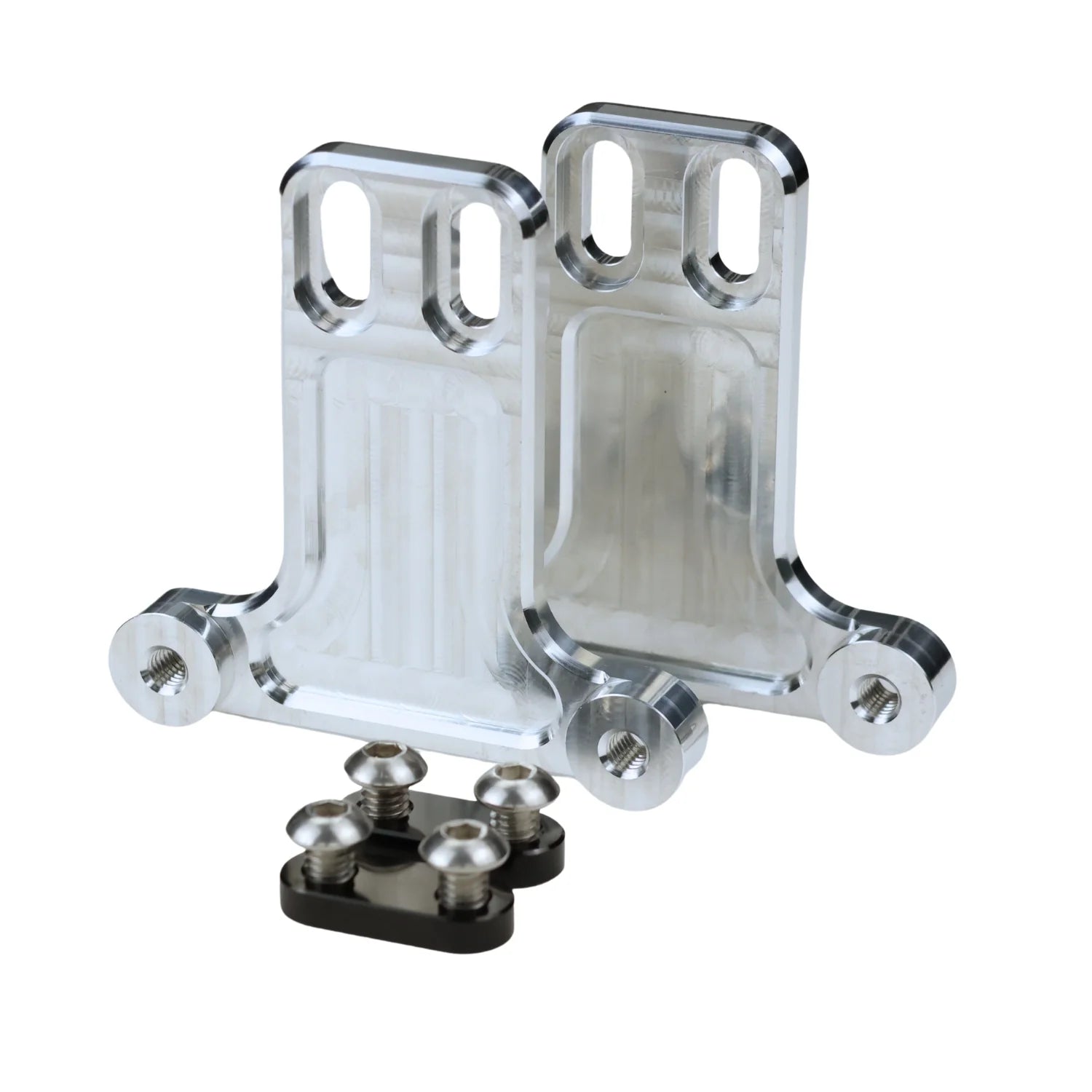 Og Replacement Bagger Fender Billet Bracket Kit - Touring Front Fender Bracket Original Garage Moto 2024 to Present Bagger Aluminium Finish