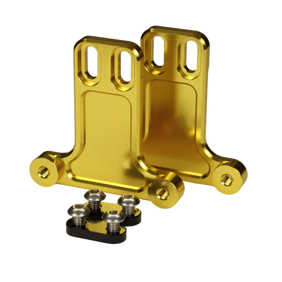 Og Replacement Bagger Fender Billet Bracket Kit - Touring Front Fender Bracket Original Garage Moto 2024 to Present Bagger Gold
