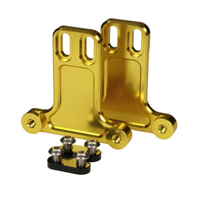 Og Replacement Bagger Fender Billet Bracket Kit - Touring Front Fender Bracket Original Garage Moto 2024 to Present Bagger Gold