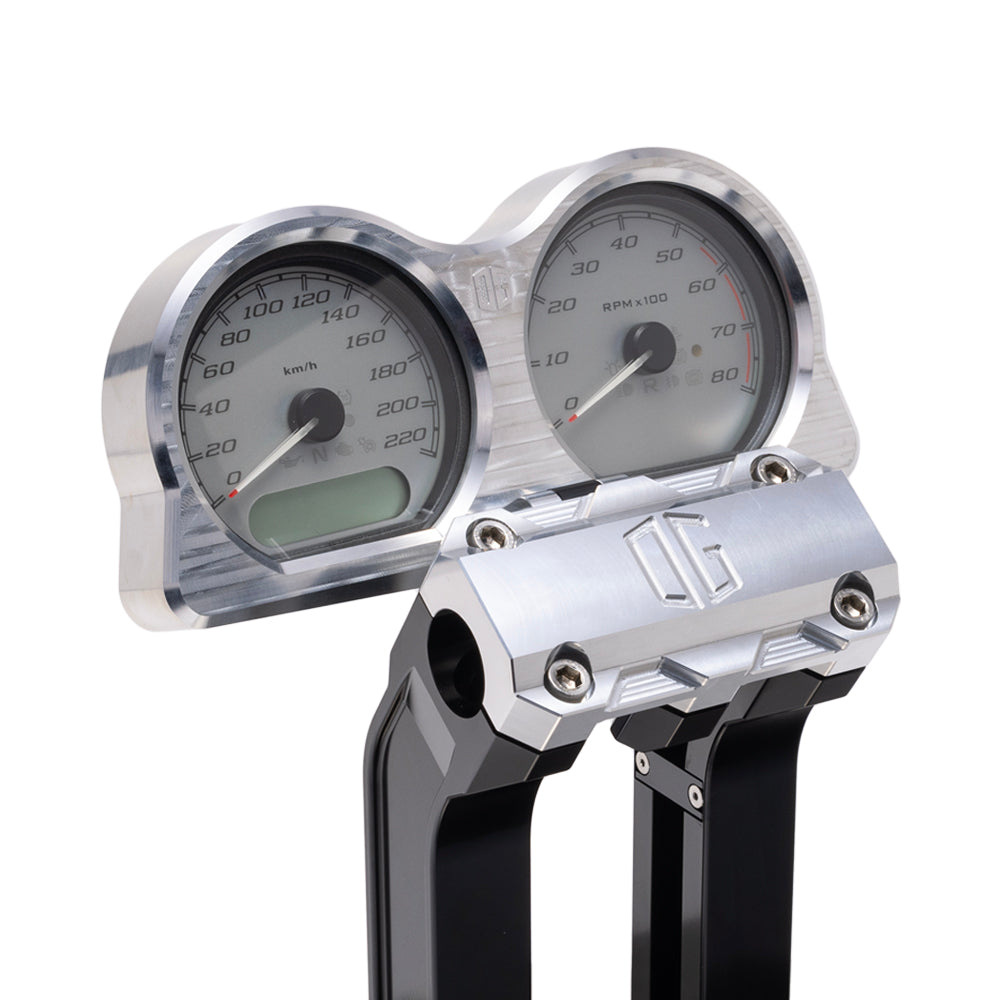 Og Billet Gauges Bezel - 15-23 Road Glide Gauge Mount Original Garage Moto Aluminium finish Rear mount