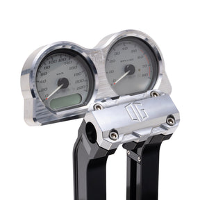 Og Billet Gauges Bezel - 15-23 Road Glide Gauge Mount Original Garage Moto Aluminium finish Rear mount