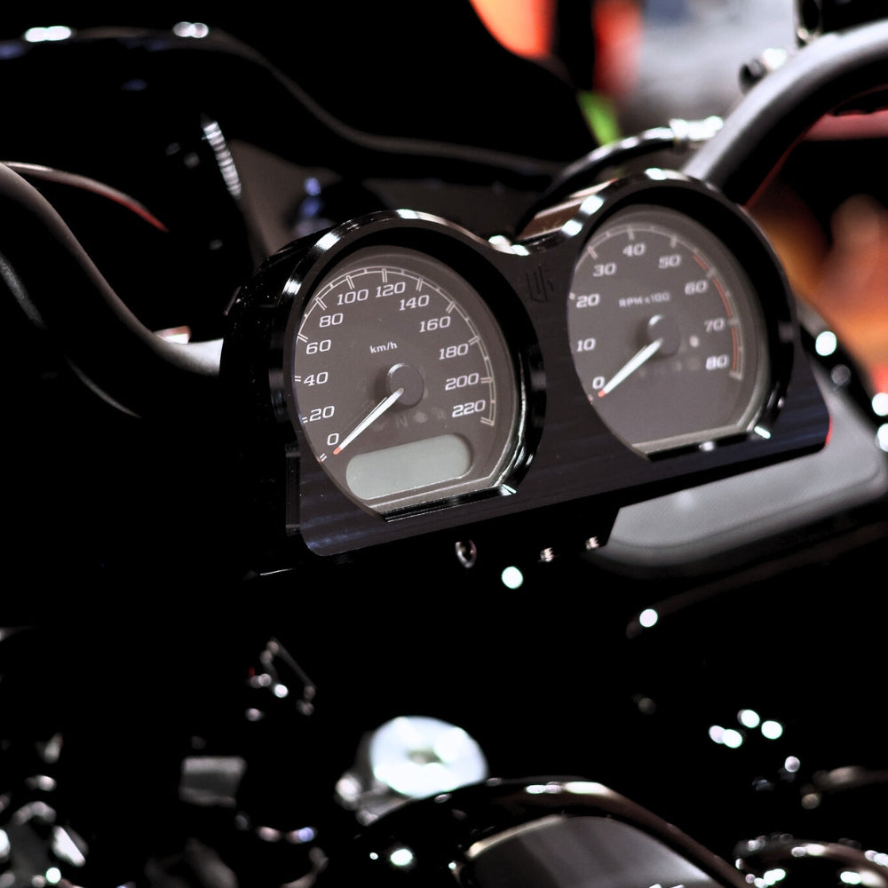 Og Billet Gauges Bezel - 15-23 Road Glide Gauge Mount Original Garage Moto