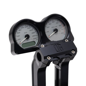 Og Billet Gauges Bezel - 15-23 Road Glide Gauge Mount Original Garage Moto Black Rear mount