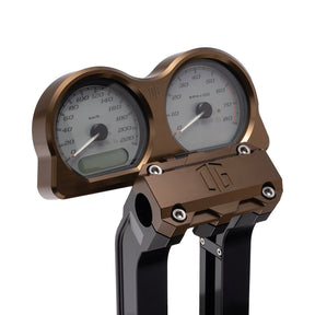 Og Billet Gauges Bezel - 15-23 Road Glide Gauge Mount Original Garage Moto Bronze Rear mount