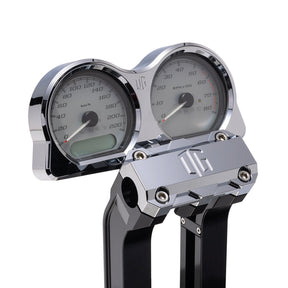 Og Billet Gauges Bezel - 15-23 Road Glide Gauge Mount Original Garage Moto Chrome Rear mount