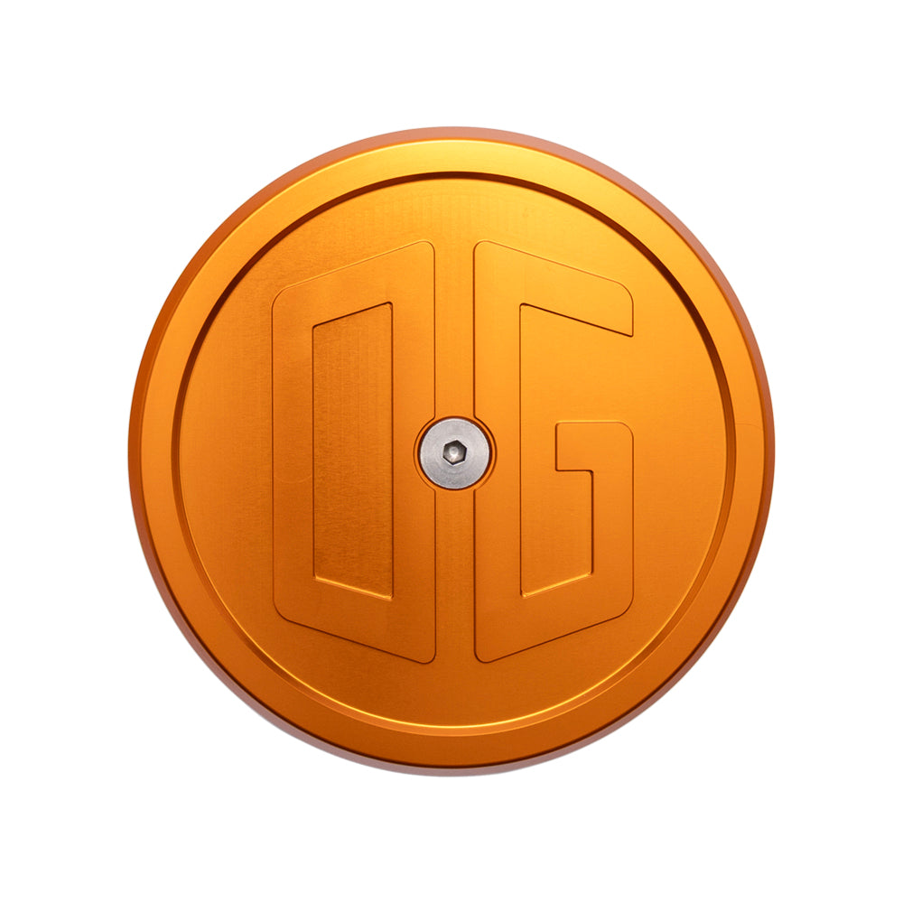 Og Round Air Cleaner Cover Classic Air Cleaner Cover Original Garage Moto Orange