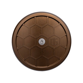 OG Round Air Cleaner Cover - HoneyComp Air Cleaner Cover Original Garage Moto Bronze