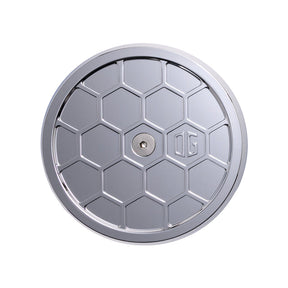 OG Round Air Cleaner Cover - HoneyComp Air Cleaner Cover Original Garage Moto Chrome