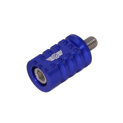 Og Shorty Gripper Shifter Peg Shifter Peg Original Garage Moto Blue