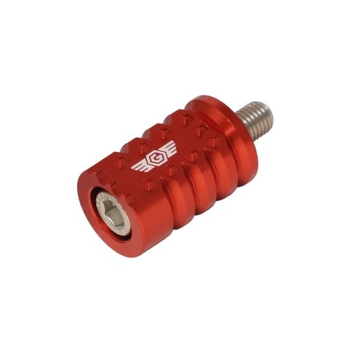 Og Shorty Gripper Shifter Peg Shifter Peg Original Garage Moto Red
