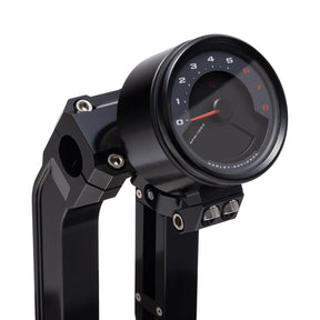 Og Single Billet Gauge Pod Gauge Mount Original Garage Moto Black Front mount