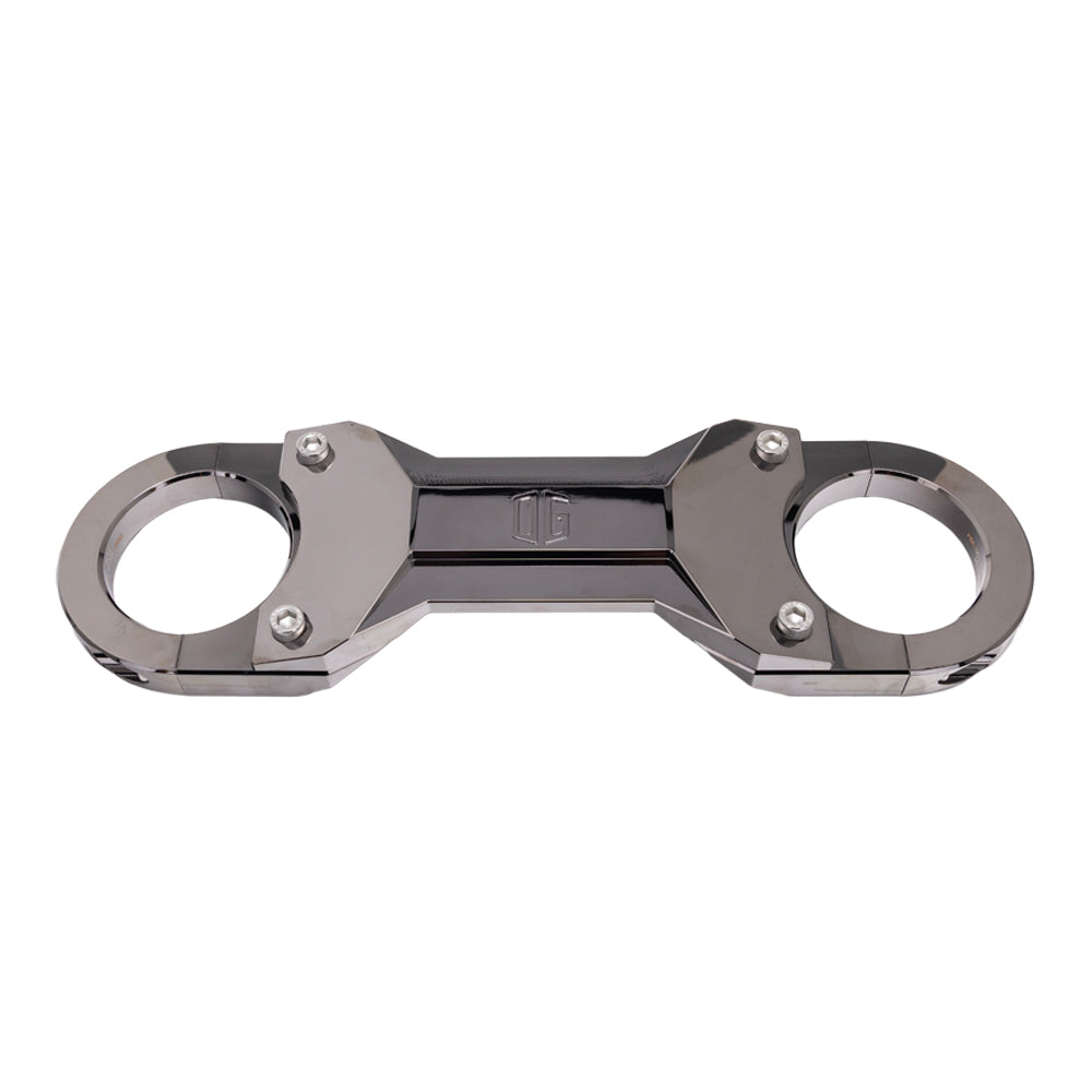 Og Speed 49mm Touring Fork Brace - 14+ Touring Fork Brace Original Garage Moto Black Chrome