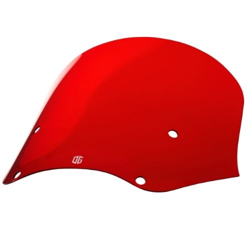 Og T Sport Fairing 12 Inch Replacement Windscreens Windshield Original Garage Moto Red