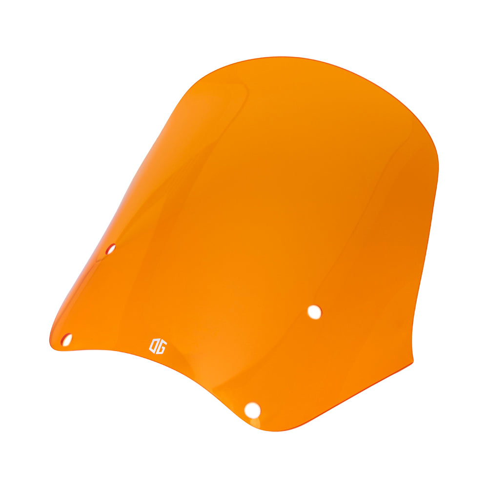 Og T-Sport Fairing 15 Inch Replacement Windscreens Windshield Original Garage Moto Hi-Visibility Orange