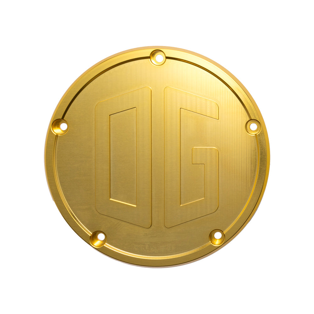 Og Derby Cover - Twin Cam Derby Cover Original Garage Moto Gold