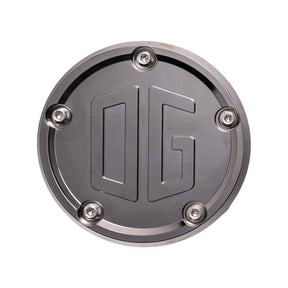 Og Points Cover - Twin Cam Timing Cover Original Garage Moto Black Chrome