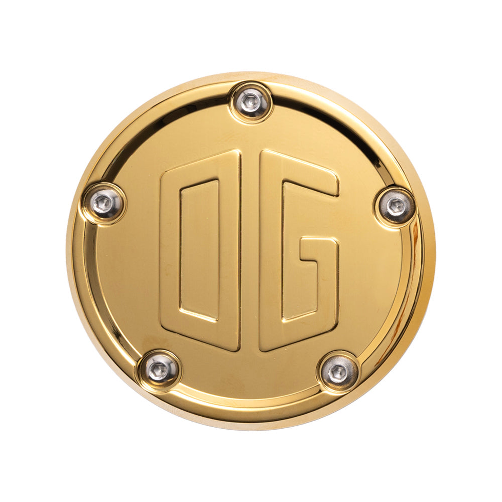 Og Points Cover - Twin Cam Timing Cover Original Garage Moto Gold Plating
