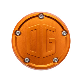 Og Points Cover - Twin Cam Timing Cover Original Garage Moto Orange