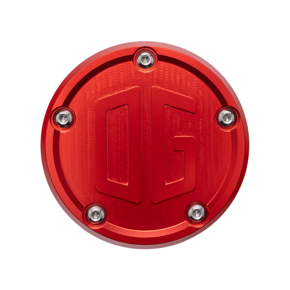 Og Points Cover - Twin Cam Timing Cover Original Garage Moto Red