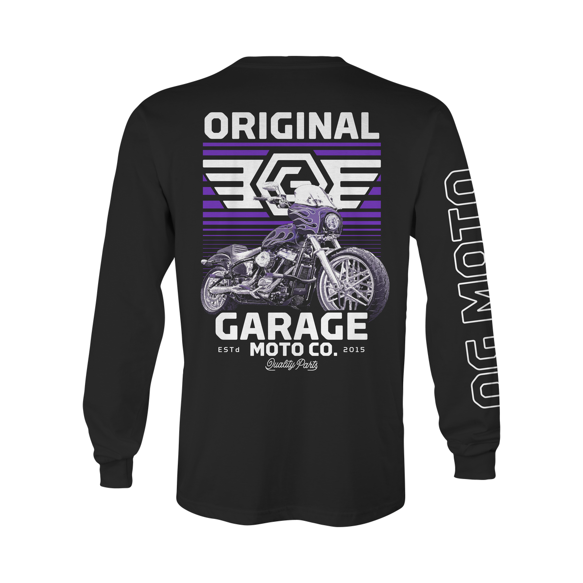 OG "10th Anniversary Softail" Long Sleeve, Black