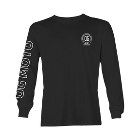 Og 10th Anniversary Softail Long Sleeve Black Original Garage Moto S