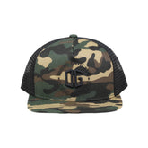 OG Blackout Camo Trucker Hat Trucker Cap Original Garage Moto