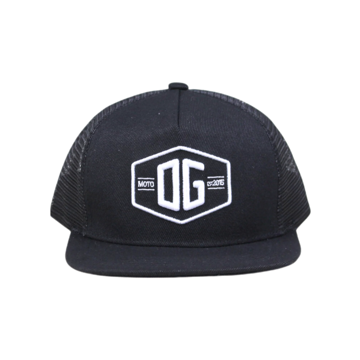 OG Classic Black Trucker Hat Trucker Cap Original Garage Moto