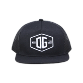 OG Classic Black Trucker Hat Trucker Cap Original Garage Moto