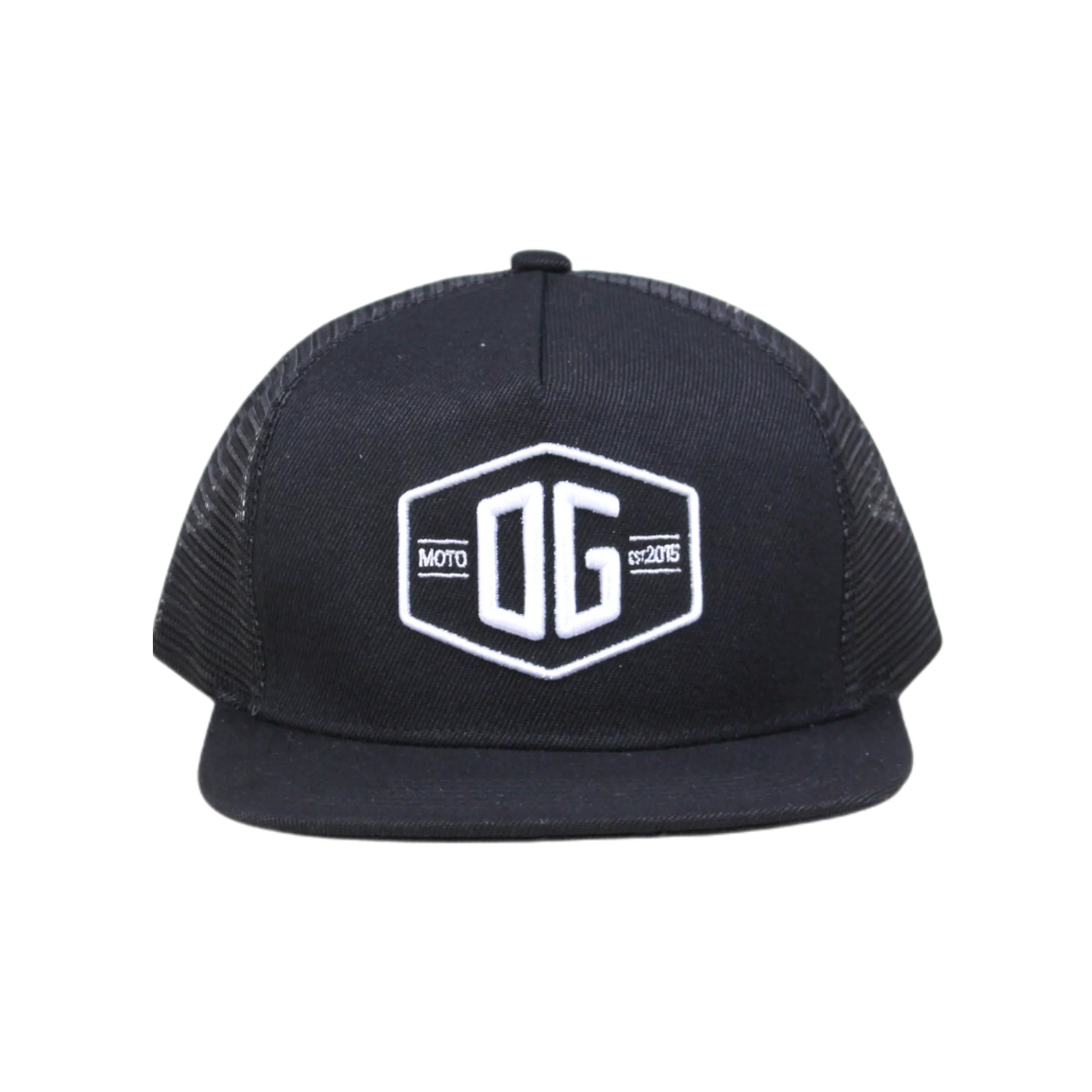 OG Classic Black Trucker Hat Trucker Cap Original Garage Moto