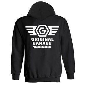 OG "MOTO" Pullover Hoodie, Black Hoodies Original Garage Moto