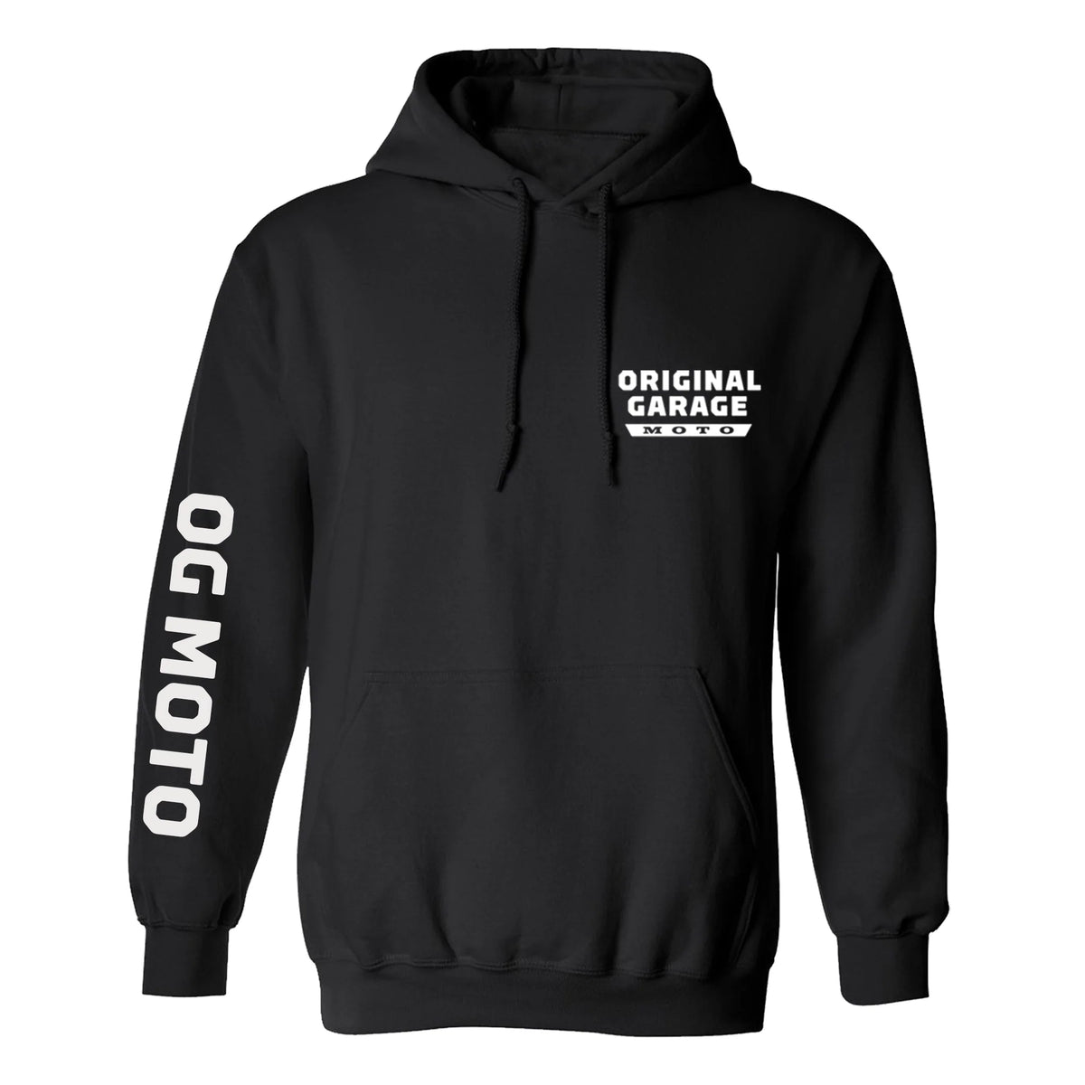 OG "MOTO" Pullover Hoodie, Black Hoodie & Sweatshirt Original Garage Moto S