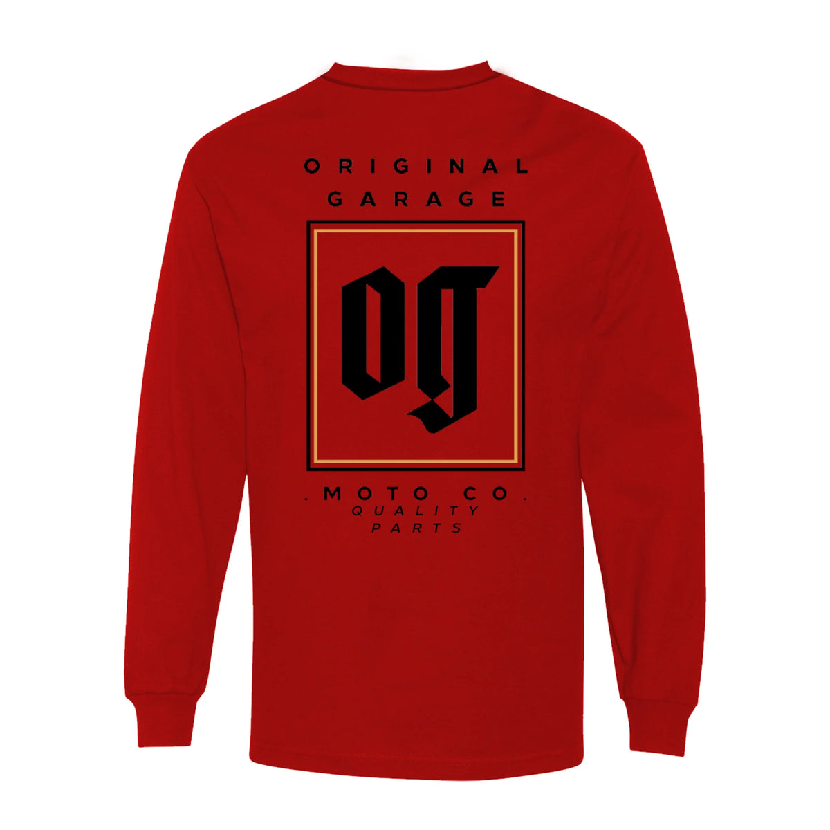 OG "El Diablo" Long Sleeve, Red T-Shirt Long Sleeve Original Garage Moto