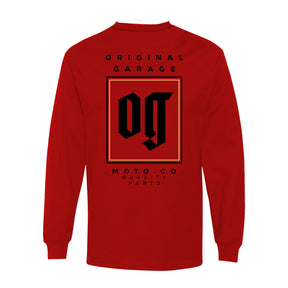 El Diablo Long Sleeve Red Original Garage Moto