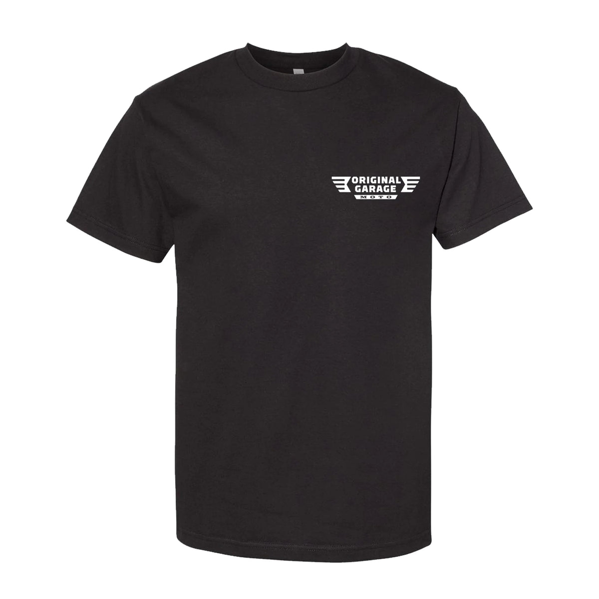 OG "Quality Parts" T-Shirt, Black T-Shirt Original Garage Moto S