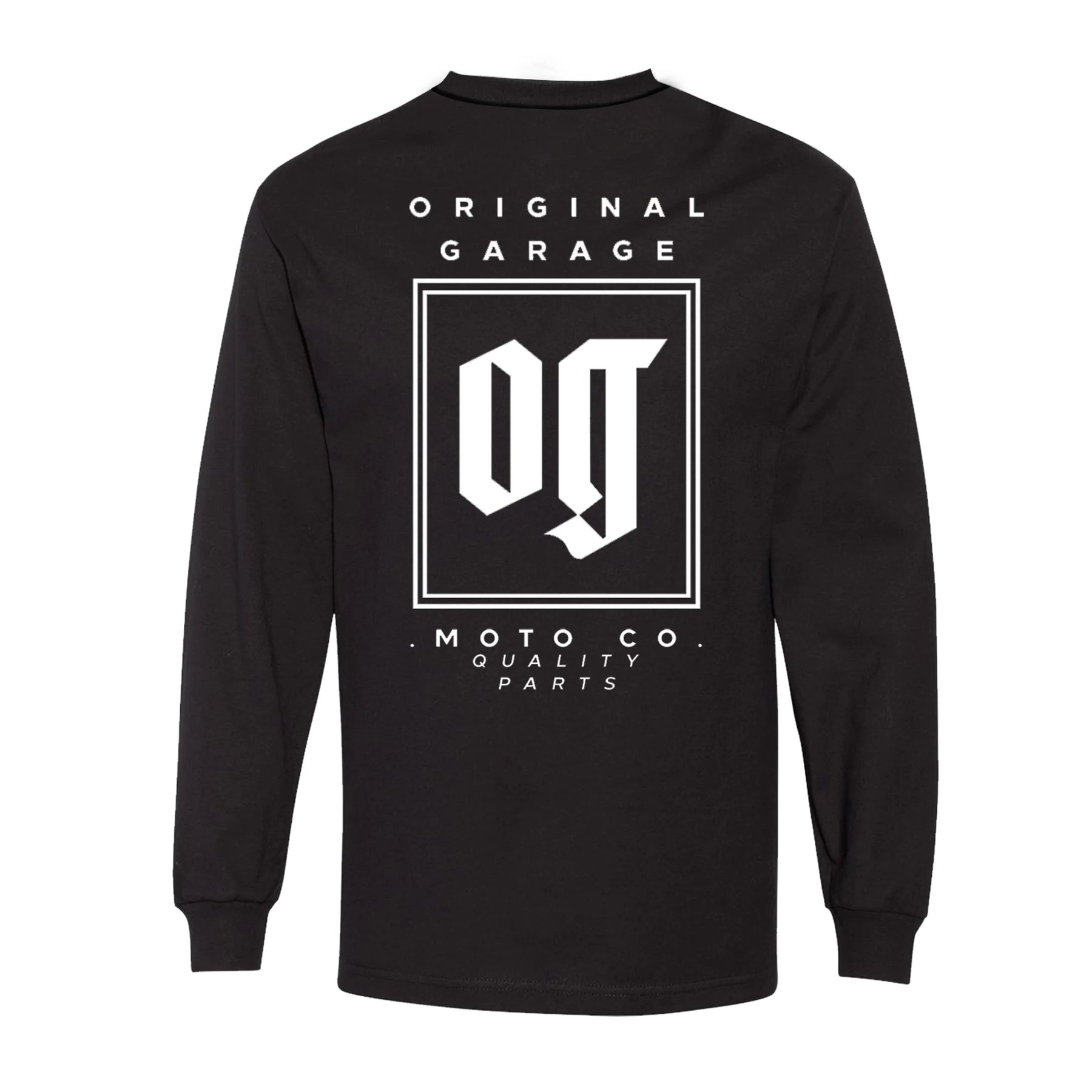 OG "Race Team" T-Shirt Long Sleeve, Black T-Shirt Long Sleeve Original Garage Moto