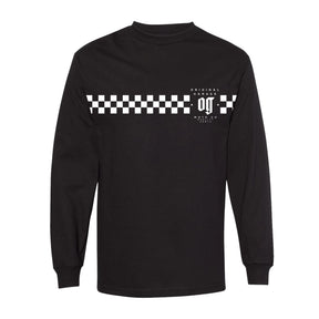 OG "Race Team" T-Shirt Long Sleeve, Black T-Shirt Long Sleeve Original Garage Moto S