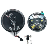Og Complete Headlight Conversion Kit - 18+ Softail Headlight Original Garage Moto 5.75'' OG Projector LED Headlight Black