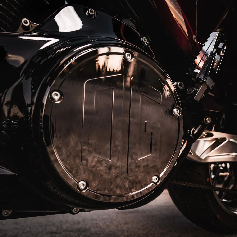 Og M8 Bagger Derby Cover Derby Cover Original Garage Moto