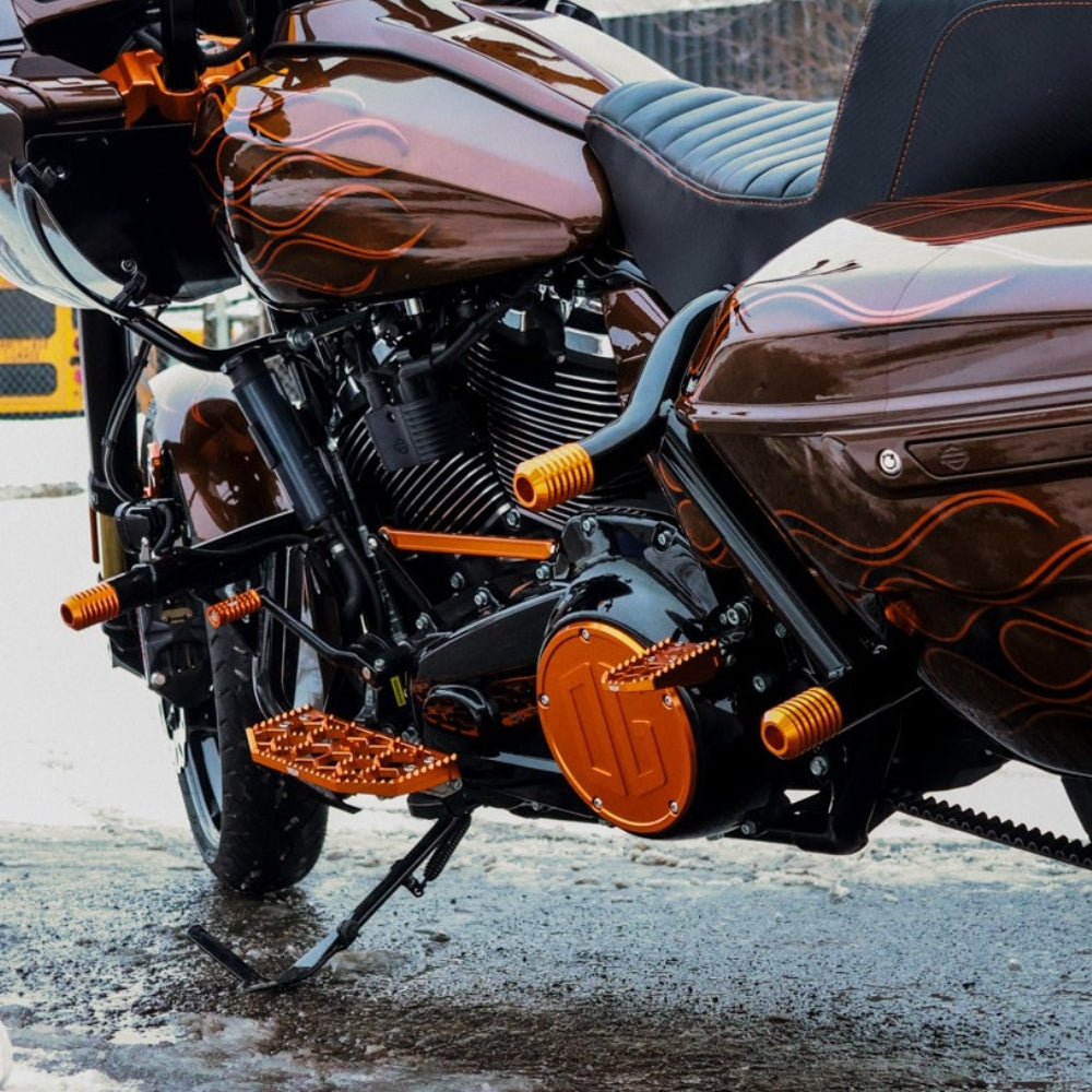 Og M8 Bagger Derby Cover Derby Cover Original Garage Moto