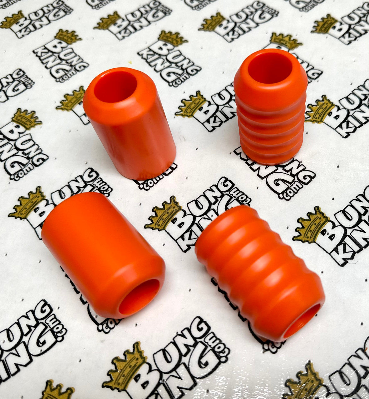 Bung King Replacement Delrin Crash Bar Slider End, Orange Crash Slider Bung King